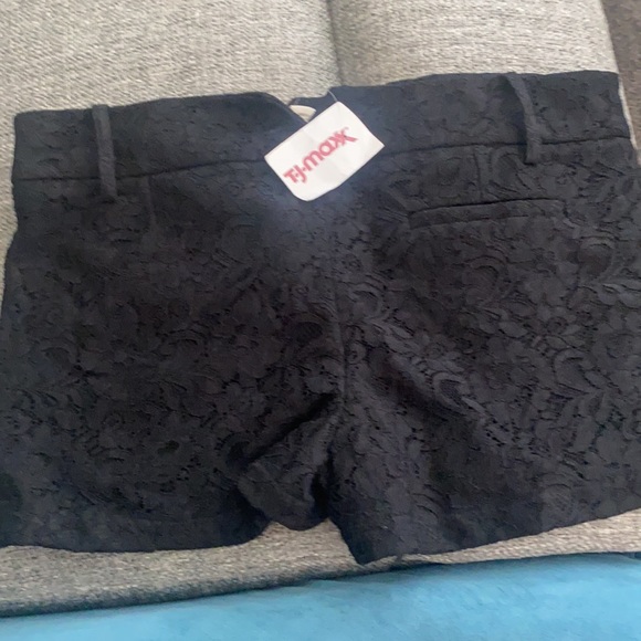 SANS SOUCI SHORTS BLACK LACE NWT - Picture 5 of 5
